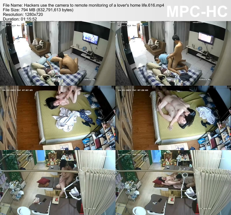 Hackers use the camera to remote monitoring of a lover's home life.616